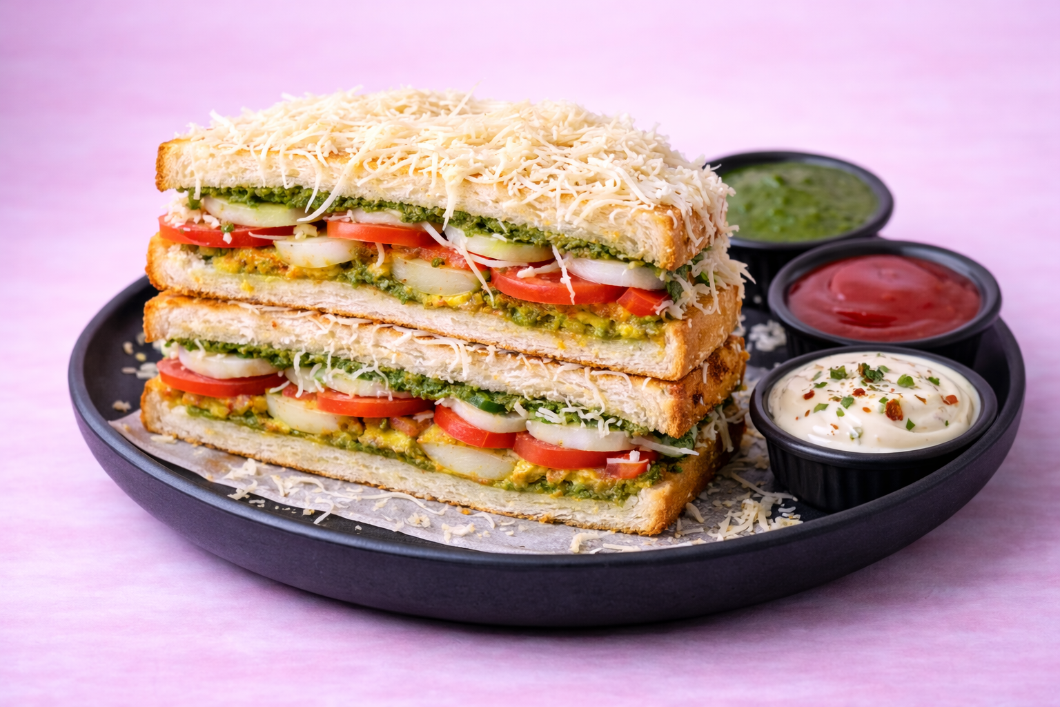 Bombay Veg Sandwich (Mumbai Street Classic)
